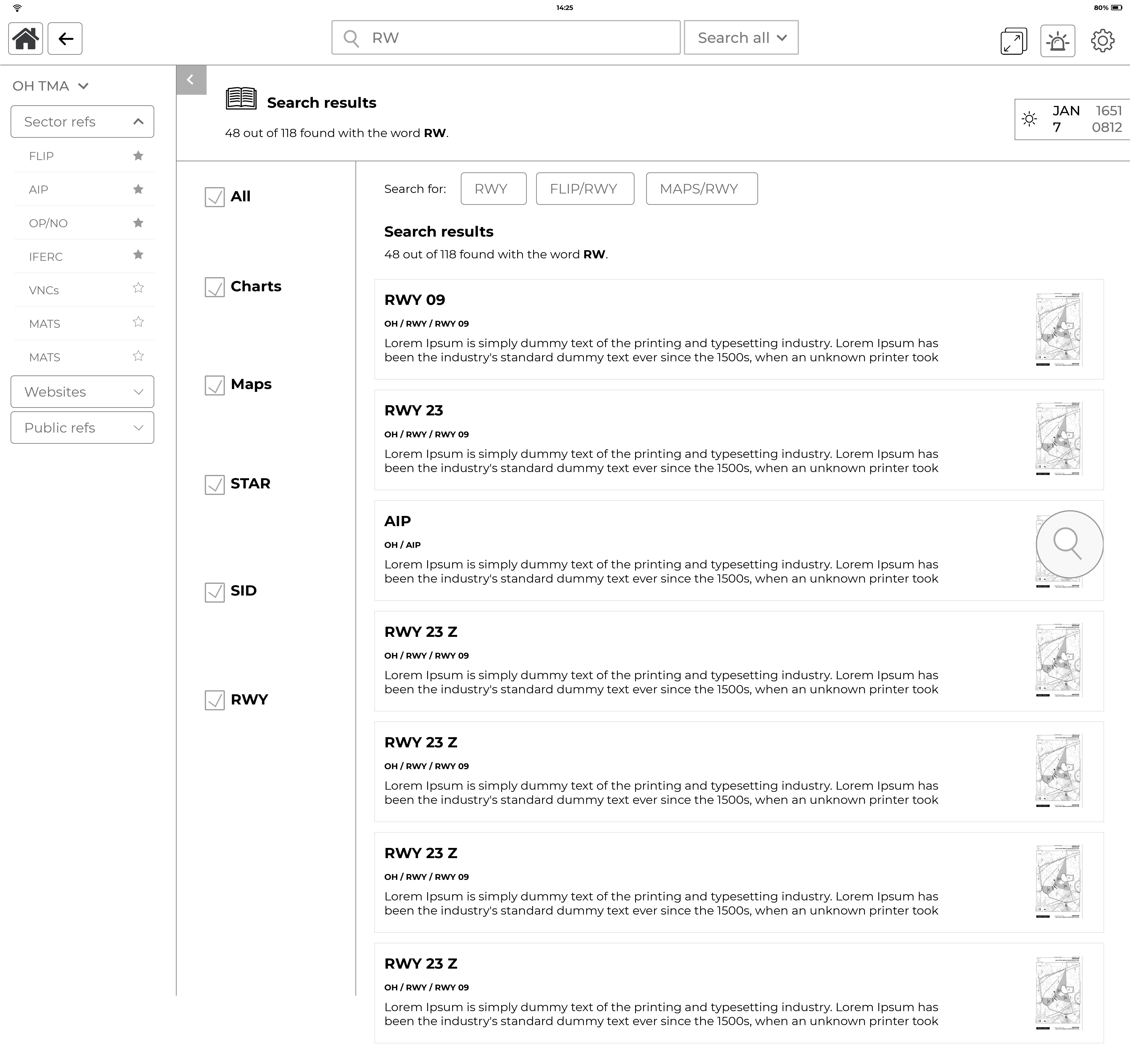 UI/UX prototypes