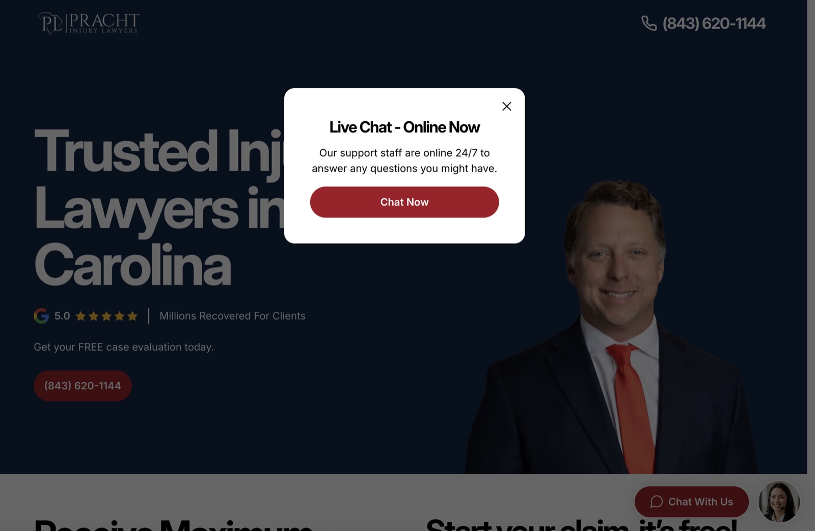 Lawfty CMS Pracht pop-up module